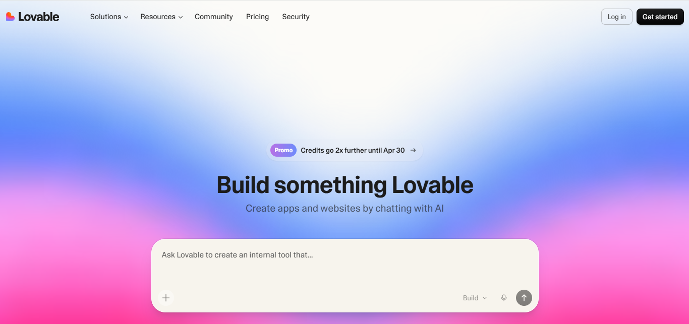 Lovable 홈페이지